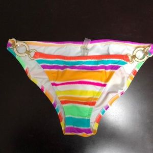 NWOT Victoria Secret Striped Swimsuit Bottoms